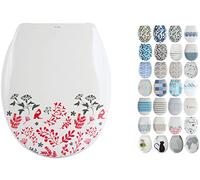 MSV Asiento WC, Blanco/Rojo, 45.5x37x5 cm, 30 Unidades