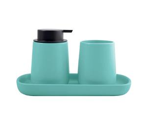 MSV - Bandeja de Cerámica - Lavanda Mate - Elegante y Práctica - Multiusos para Joyería y Cosméticos - Diseño Decorativo - 20 x 12 cm - Fácil de Limpiar