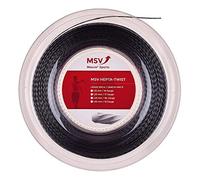 MSV Carrete de Cuerda Unisex Hepta Twist, Color Negro, 1,25 mm