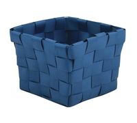 MSV Cesta de almacenaje 10x10x7,5cm Azul Marino