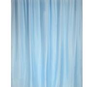 MSV Cortina de baño, Poliéster, 180x200cm, colección Sky, Azul, 200 X 180 Cm