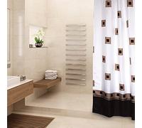 MSV Cortina Ducha 180X200CM HOTO Cuadros Negros