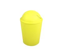 MSV Cubo de Basura AKO 5,5l con Tapa abatible Vert, Verde, 5,5 L