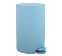 MSV PAPELERA OSAKI DE 3L DE CAPACIDAD EN COLOR GRIS AZUL CLARO CON PEDAL PARA UNA FACIL APERTURA, FABRICADA EN POLIPROPILENO