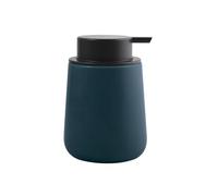 MSV - Dispensador de Jabón Cerámico - Gasolina Mate Mate - 300 ML - Elegante y Práctico para Baño - Ideal para Estilo Contemporáneo - Ø 75 x 175 mm - Uso Diario