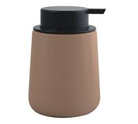 MSV - Dispensador de Jabón Cerámico Maonie Cappuccino 300ml - Elegante y Práctico para tu Baño - Ideal para un Estilo Contemporáneo y Refinado
