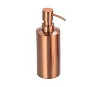 MSV Dispensador de jabón Modelo Hans – Acero inoxidable, Cobre, 18 cm