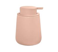 MSV - Dispensador de Jabón de Cerámica Maonie - Bomba Práctico - 8,5x8,5x12,6 cm - 0,3L - Rosa - Ideal para Cocina y Baño - Diseño Elegante y Funcional