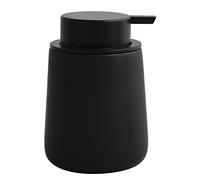 MSV Maonie - Dispensador de jabón líquido (cerámica, 300 ml), Color Negro Mate