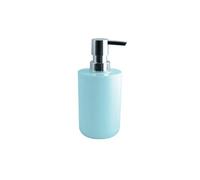 MSV - Dispensador de Jabón INAGUA - Compatible con Accesorios Inagua - Tamaño Estándar - Ø 7 x 18 cm - Azul Agua - Material PS Resistente - Ideal para Baño