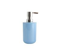 MSV - Dispensador de Jabón INAGUA - Compatible con Accesorios Inagua - Tamaño Estándar - Ø 7 x 18 cm - Azul Claro - Material PS Resistente - Ideal para Baño
