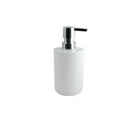 MSV - Dispensador de Jabón INAGUA - Compatible con Accesorios Inagua - Tamaño Estándar - Ø 7 x 18 cm - Blanco - Material PS Resistente - Ideal para Baño