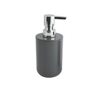 MSV - Dispensador de Jabón INAGUA - Compatible con Accesorios Inagua - Tamaño Estándar - Ø 7 x 18 cm - Gris Oscuro - Material PS Resistente - Ideal para Baño