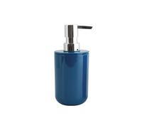 MSV - Dispensador de Jabón INAGUA - Compatible con Accesorios Inagua - Tamaño Estándar - Ø 7 x 18 cm - Azul Oscuro - Material PS Resistente - Ideal para Baño
