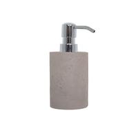 MSV - Dispensador de jabón para Cemento Itaipú - Diseño de Baño Moderno - Material Resistente al Agua - Ideal para Todo Tipo de Jabón - Cemento Gris