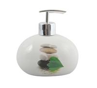 MSV Distribuidor de jabon Java LINGGA, Piedras-Verde, 8,5 x 8,5 x 12,5