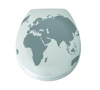 MSV Duroplast-Asiento para Inodoro (Cierre Suave), Multicolor, 30 x 20 x 15 cm