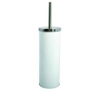MSV France Escobilla de inodoro acero inoxidable con depósito blanco Ø 93×385 mm