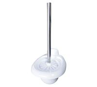 MSV Escobillero Soporte Mural Blanco Polipropileno Baño Encastrable