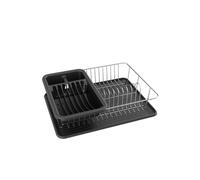 MSV Escurreplatos Escurreplatos, escurreplatos, vajilla, escurridor, Bandeja escurridora, escurridor, Color: Negro Mate