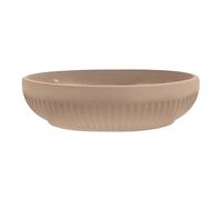 MSV - Jabonera Gino Cappuccino - Diseño Original Cerámica - 12 x 9,4 x 2,5 cm - Beige - Ideal para Baño y Ducha - Estilo Elegante y Funcional