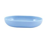 MSV - Jabonera PS Inagua - Diseño Moderno para Baño - Medidas 13 x 10 x 3 cm - Azul Pastel - Material Resistente al Agua - Ideal para Todo Tipo de Jabón