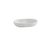 MSV - Jabonera PS Inagua - Diseño Moderno para Baño - Medidas 13 x 10 x 3 cm - Color Blanco - Material Resistente al Agua - Ideal para Todo Tipo de Jabón