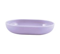 MSV - Jabonera PS Inagua - Diseño Moderno para Baño - Medidas 13 x 10 x 3 cm - Color Lavanda - Material Resistente al Agua - Ideal para Todo Tipo de Jabón