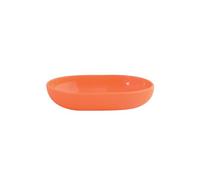 MSV - Jabonera PS Inagua - Diseño Moderno para Baño - Medidas 13 x 10 x 3 cm - Color Naranja - Material Resistente al Agua - Ideal para Todo Tipo de Jabón