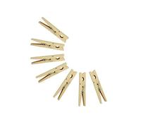 MSV Juego de 120 Pinzas para la Ropa de Madera