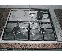 MSV Juego de 16 Protectores de Estufa de Aluminio 26x26cm