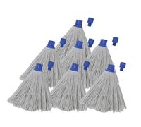 MSV Juego de 24 Paños de Recambio para Fregona de Algodón Superior 220gr Blanco - Punta Hexagonal