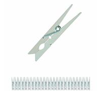 MSV Juego de 24 Pinzas para Ropa de Madera