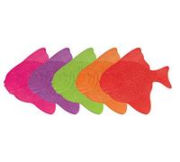 MSV Lote DE 5 Antideslizantes Prem. PEZ Multi Colors, 16,5x16 cm