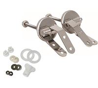 MSV Lote DE BISAGRAS DE INOX para Tapa WC COTEXSA, Cromado