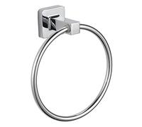 MSV TOALLERO DE CINC Cromado Lucca, Plateado, 15x15x4 cm