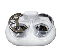 MSV MS048 - Portacepillos de Dientes, Polipropileno, Color Blanco