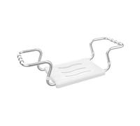 MSV MS093 - Asiento puente para bañera, aluminio 55/70 x 18.7 x 26.1 cm