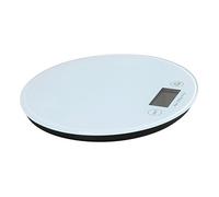 MSV MS319 - Báscula de cocina electrónica, 20 x 1,8 cm, color blanco