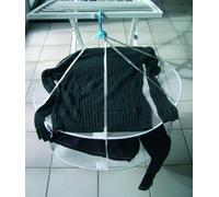 MSV MS340 - Tendedero para Jerseys, 2 Niveles, Tergal, Color Blanco