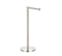 MSV MS3528 Stand WC Soporte para Rollos de Papel higiénico (Soporte para Papel higiénico + para 2 In1 Acero Inoxidable