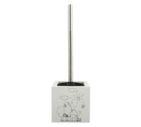 MSV ESCOBILLERO MDF INOX, Acero Inoxidable, Multicolor, 37x11x11 cm