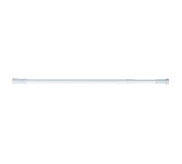 MSV MS503 - Barra de Ducha Aluminio Extensible, Acero Inoxidable, 70-120 cm, Color Blanco