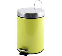MSV MS519 - Cubo de Basura con Pedal metálico, 3 l, Color Verde