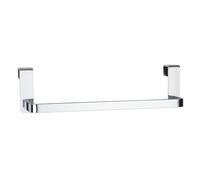 MSV Gancho Colgador DE Toalla para Puerta DE Acero Cromado 25 CM, Inoxidable, Plateado, 25x7x8.30 cm