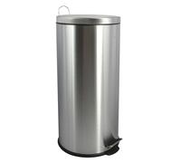 MSV MS605 - Cubo de Basura con Pedal, INOX, 30 l