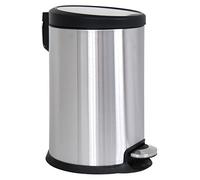 MSV MS615 - Cubo de Basura de Acero Inoxidable, 20 l, Cierre Lento