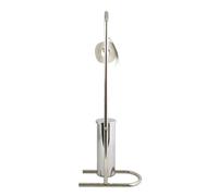 MSV 141311 Juego para EL WC, Acero Inoxidable, Cromado, 80x30x16.5 cm