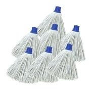 MSV Pack de 24 Flecos de Recambio para Fregona de Algodón Superior 185gr Crudo