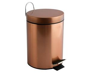 MSV - Papelera con Pedal (Acero HANS 3L, Efecto Cobre